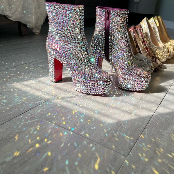 Christian Louboutin Shoes - SOLD! RARE Christian Louboutin STRASS Boots